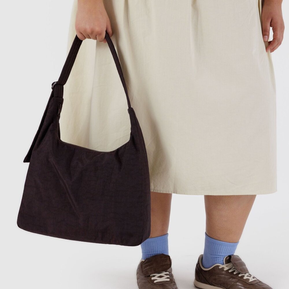NWT Baggu Regular Shoulder Bag - Chocolate Plum - Picture 5 of 7